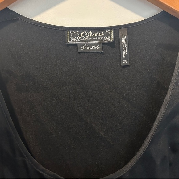 VINTAGE GUESS SILK BLOUSE SZ Small - Picture 3 of 6